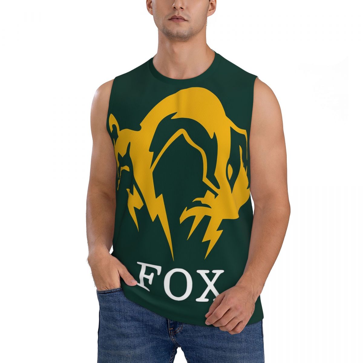 Running Gear Tank - Мужские майки Metal Gear Solid Fox
