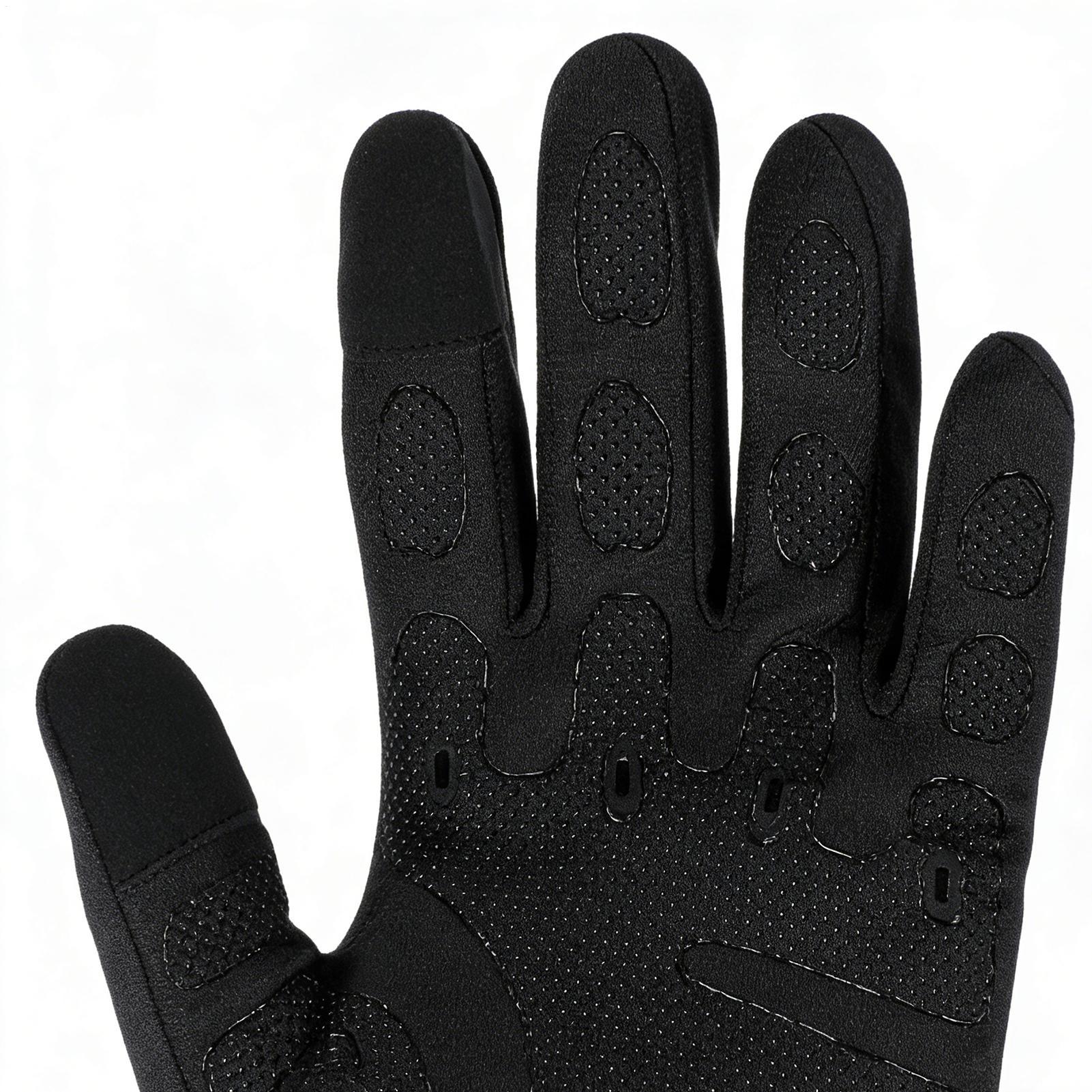 Running Gear In The Cold - Теплые велосипедные перчатки с полным пальцем