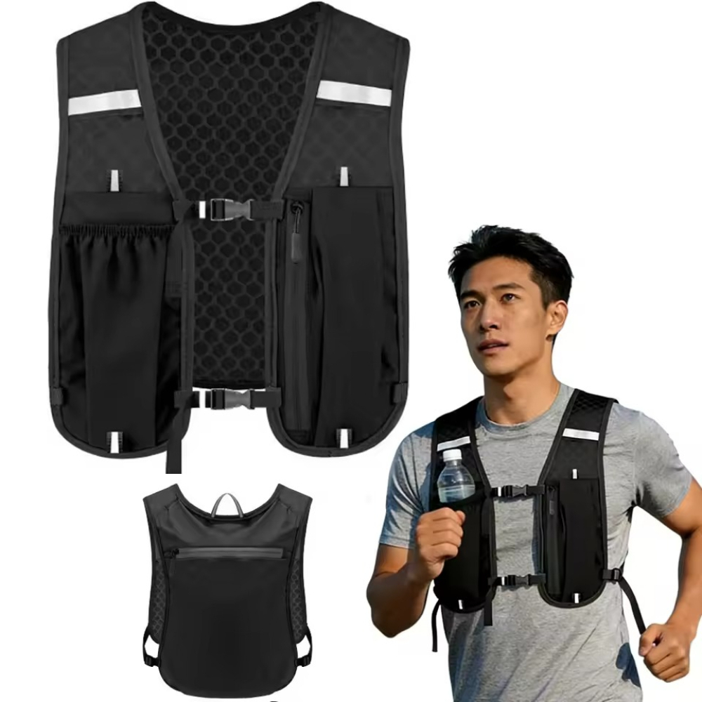 Running Hydration Vest - Водонепроницаемый дышащий жилет-рюкзак для бега и