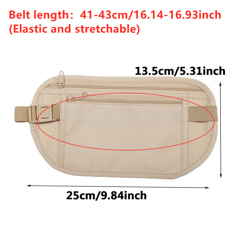 Скрытая поясная сумка-антивор  – обзор и цена Running Gear Belt