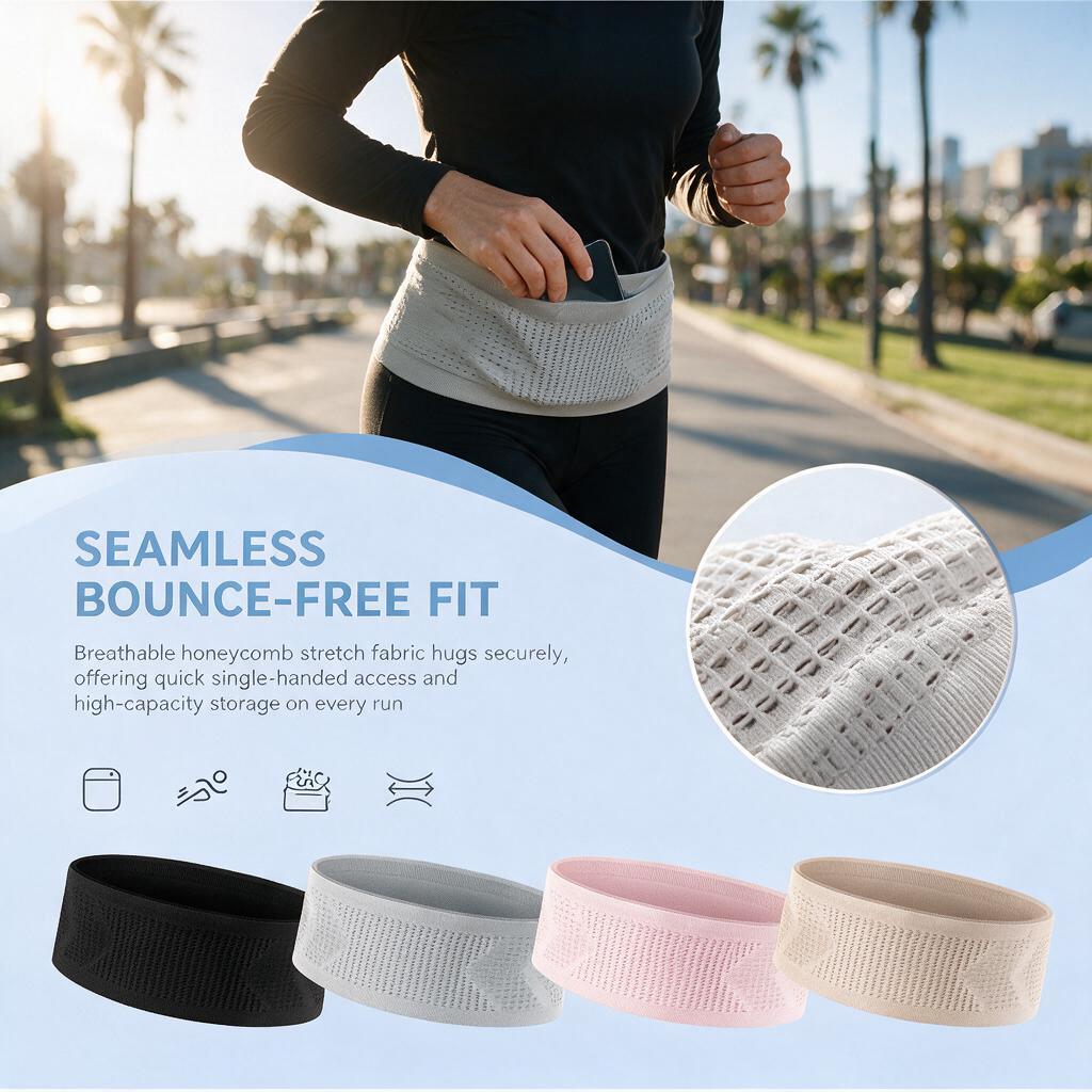 Бесшовная незаметная поясная с – обзор и цена Running Gear Belt
