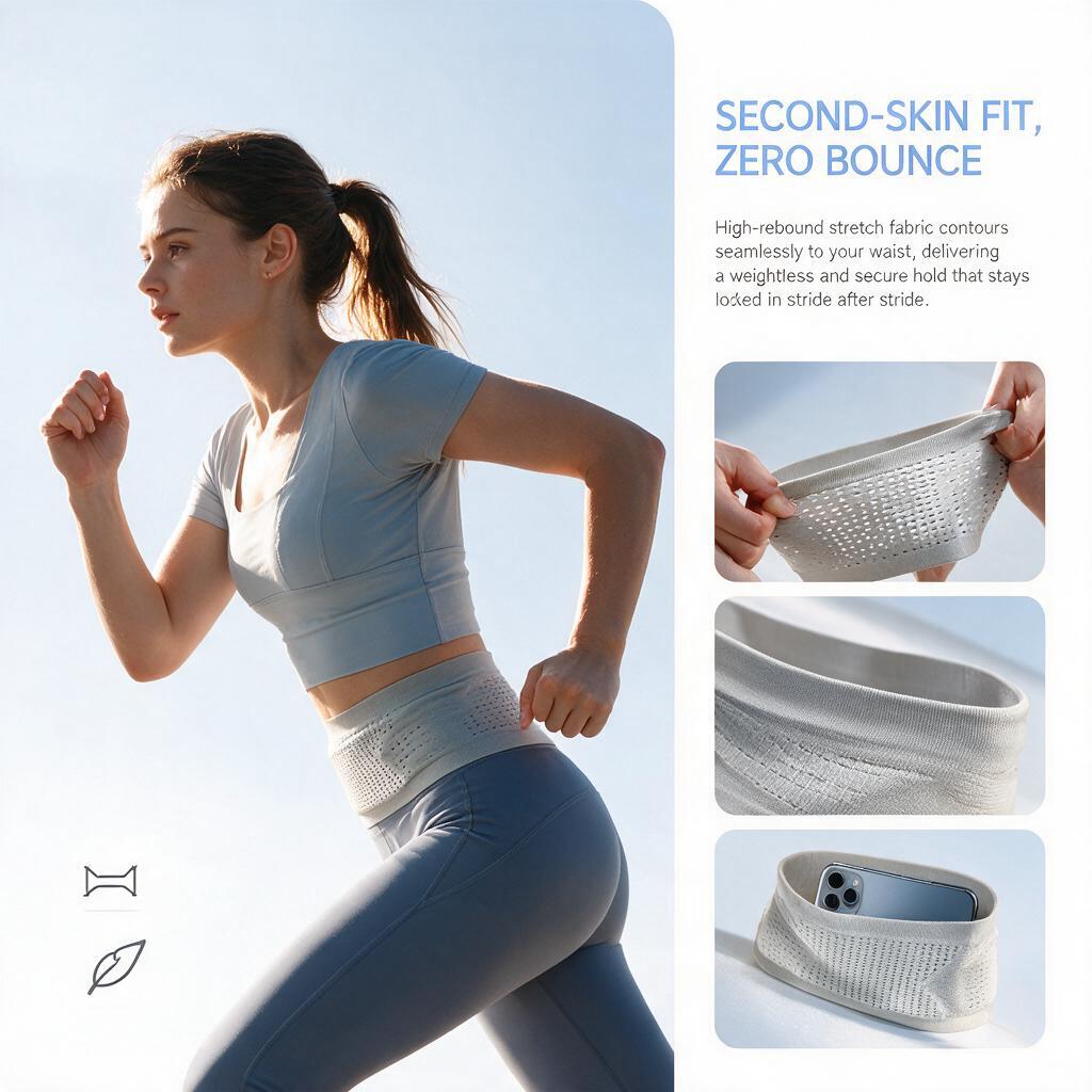 Бесшовная незаметная поясная с – обзор и цена Running Gear Belt